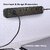 ZEBRONICS PS5340U Power Strip with 5 Universal Sockets, 2500W Max., 4 USB Ports, USB Output 2.4A Max., 3 Meter Copper Cable, Overload Protection, Surge Protection, Wall Mountable, 250 Volts