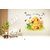 Combo Set of 2 Welcome Honey Bee | Pink Tree With Bird And NestWall Decals for Hall, bedroom & kitchen