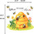 Combo Set of 2 Welcome Honey Bee | Pink Tree With Bird And NestWall Decals for Hall, bedroom & kitchen