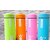 (Pack of 1) CosmicCreations Glass Water Bottle, 450ML, Orange - Assorted Color