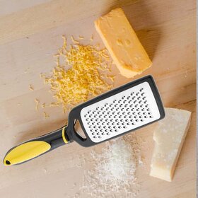 Neelu Cheese Grater Stainless Steel Rust-Proof Grater with Handle for Cheese,Ginger,Garlic,Chocolate(Y,Multi-Colour)