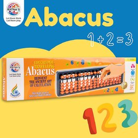 Neelu Educational Abacus 17 rods/Abacus Toys for Kids/Abacus Calculator/Abacus Tool for Counting and Mathematics-17