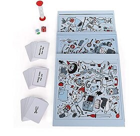 Pictureka Board Game for Kids  Adults with Playing Card and Chips
