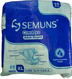 Adult Diapers XL - Size sticker type pack of 2 X 10 pieces each