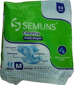 Adult Diapers M - Size sticker type pack of 2 X 10 pieces each