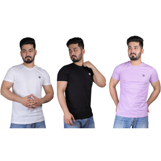                       LEAFCARE PURE COTTON ROUNDNECK T SHIRT PACK OF 3                                              