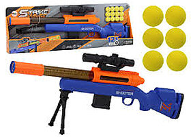 Fascinating Gun With Soft Balls Strike Shooting Game Set