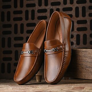 Buy G WALK Lightweight Comfort Summer Trendy Premium stylish casual Loafers For Men Loafers For Men Tan Online 749 from ShopClues