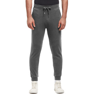                       Mens Anthra Melange Solid Jogger                                              