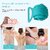 Neelu Silicone Double Side Bathing Brush for Skin Deep Cleaning,Dead Skin Removal Belt for Men  Women (Multicolor)