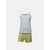 White with Yellow Printed Pyjama Set