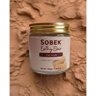 Earthy Elixir Sobek Naturals Clay Face Body Scrub (100g) Earthy Elixir Sobek Naturals Clay Face Body Scrub (100g)