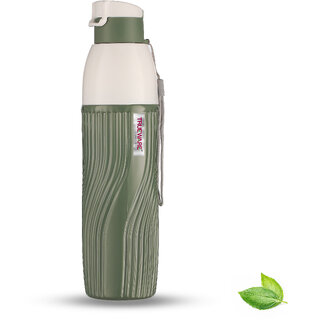                       Trueware Aqua Bliss PU Insulated Plastic Water Bottle 850 ml-Assorted Color                                              