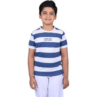                       Kid Kupboard Cotton Boys T-Shirt, Multicolor, Half-Sleeves, 8-9 Years KIDS6406                                              