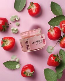 Berry Bliss Sobek Naturals Strawberry Lip Balm butter 15 g
