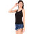 Mrd Designer Hub Solid Black Cotton Camisole