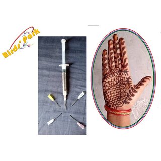 Heena (Mehandi) needle(s) all size 24pcs with 4pcs syringe-Good for Heena new beginner or professional Birds' Park