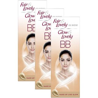                       Fair  Lovely BB Foundation + Fairness Cream - 40g (Pack Of 3)                                              