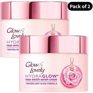                       Glow  Lovely Hydra Glow Face Cream 25G (Pack of 2)                                              