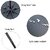 Samurai Black Pioneer Umbrealla 3 fold for Rain and Sun Protection Foldable Umbrella, Unisex, Black Color, Pack of 2