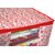 Floral Printed Non-Woven Saree Cover With Tranasparent Window- Pack of 3 (Assorted Color)