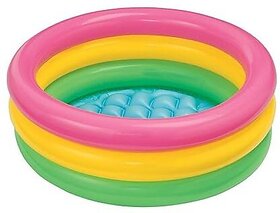 Manav Enterprises Big Size Inflatable Swimming Pool For Kids - 2 Feet Inflatable Swimming Pool (Multicolor)