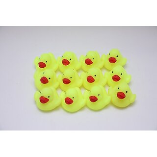                       Manav Enterprises Duckling (12 Pcs) Squeezy Toys Bath Toy (Multicolor)                                              