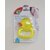 Hmv Attractive Duck Shaped Teethers For Newborn Baby, Rattle (Multicolor)