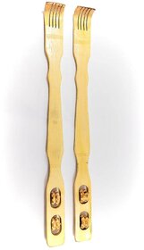 DELUX WOOD CARVER // WOODEN BACK SCRATCHERS / ITCHER SET OF 2