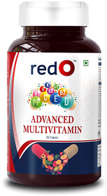 redO Advance Multivitamin for Men - Essential Mineral and Vitamin Blend for Immune Support