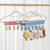 Bathroom Hanger Clothes Holder Foldable Travel Travel Drying Underwear Socks Small Clip Travel Drying Rack Portable, Elegant Black_'5471716970713