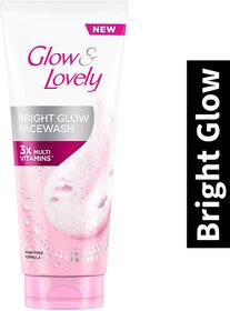 Face Wash Glow  Lovely Bright C Glow 3x Multi Vitamis 150gm