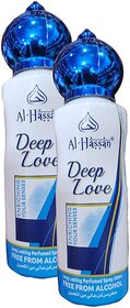 Al Hassan Deep Love Perfumed Spray 200ml Pack of 2
