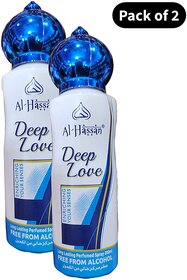Al Hassan Deep Love Spray (200ml)(Pack of 2)