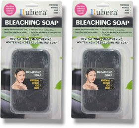 Rubera Bleaching and Deep Cleansing Soap 90g (Pack of 2)