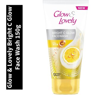                       Glow  Lovely Bright C Glow With Vita Face Wash 150g                                              