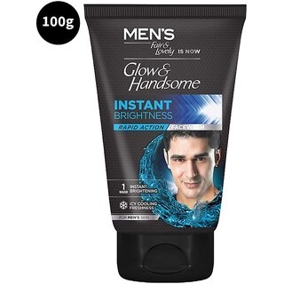                       Instant Brightness Glow  Lovely Rapid Action Face Wash 100g                                              
