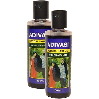 Adivasi Herbal Hair Oil 100ml Pack of 2 Adivasi Herbal Hair Oil 100ml Pack of 2