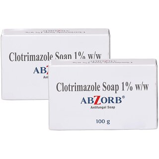                       Abzorb Antifungal Cleansing Bar 100g (PACK OF 2)                                              