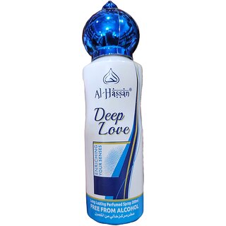 Al Hassan Deep Love Perfumed Spray 200ml Al Hassan Deep Love Perfumed Spray 200ml