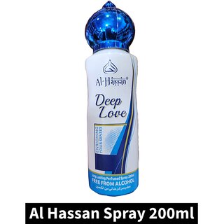 Al Hassan Deep Love Spray (200ml)(Pack of 1)