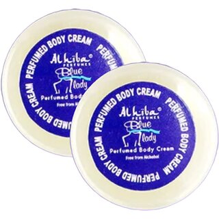                       Al Hiba Blue Lady Perfume Body Cream 10g Pack of 2                                              
