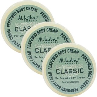 Al Hiba Classic Perfume Body Cream 10g Pack of 3 Al Hiba Classic Perfume Body Cream 10g Pack of 3
