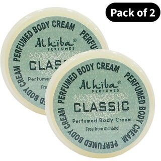                       Al Hiba Perfume Body Cream Classic (10gm) (Pack of 2)                                              