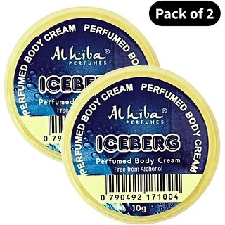 Al Hiba Perfume Body Cream Iceberg (10gm) (Pack of 2) Al Hiba Perfume Body Cream Iceberg (10gm) (Pack of 2)