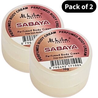 Al Hiba Perfume Body Cream Sabaya (10gm) (Pack of 2) Al Hiba Perfume Body Cream Sabaya (10gm) (Pack of 2)