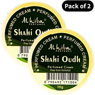 Al Hiba Perfume Body Cream Shahi Oudh (10gm) (Pack of 2) Al Hiba Perfume Body Cream Shahi Oudh (10gm) (Pack of 2)