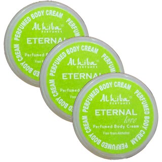 Al Hiba Eternal Perfume Body Cream 10g Pack of 3 Al Hiba Eternal Perfume Body Cream 10g Pack of 3