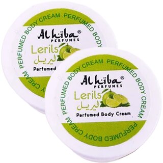                       Al Hiba Lerils Perfume Body Cream 10g Pack of 2                                              