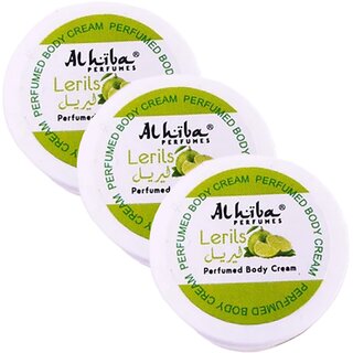 Al Hiba Lerils Perfume Body Cream 10g Pack of 3 Al Hiba Lerils Perfume Body Cream 10g Pack of 3